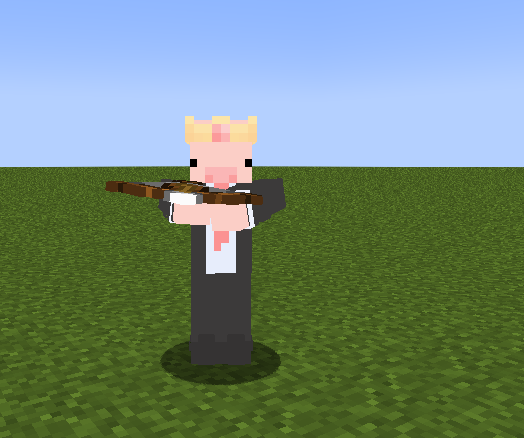 Shouting_Dev's tweet image. Estoy tratando de hacer armas vanilla (no mods, solo rp) tengo listo el tema del render de las manos, el agarre de la ballesta es perfecto, alguien sabe si es posible usar ese third person display en un item que no sea una ballesta? 1.21.4 #Blockbench #Minecraft #plugindeveloper