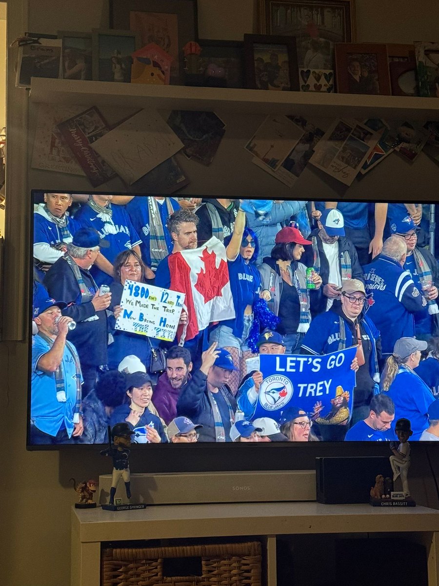The World Series in Toronto. This is special.