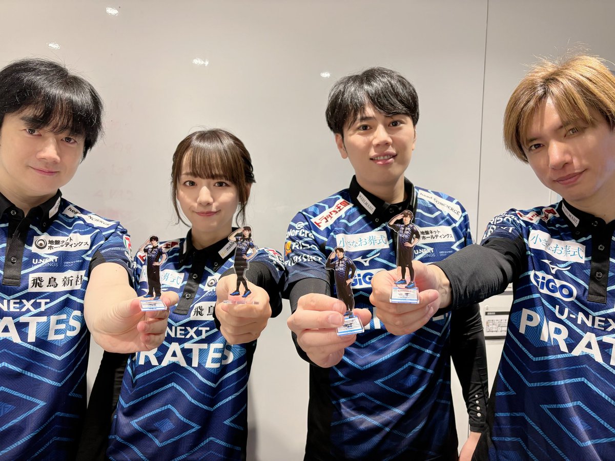 Mリーグ U-NEXT Pirates 優勝記念 アクリルフォトフレーム Mリーグ2023-24 優勝記念グッズ＆応援感謝セール | M.LEAGUE（Mリーグ）