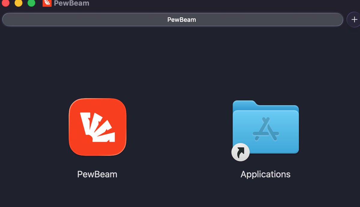 Installing Pewbeam alpha build for the first time.

🤞