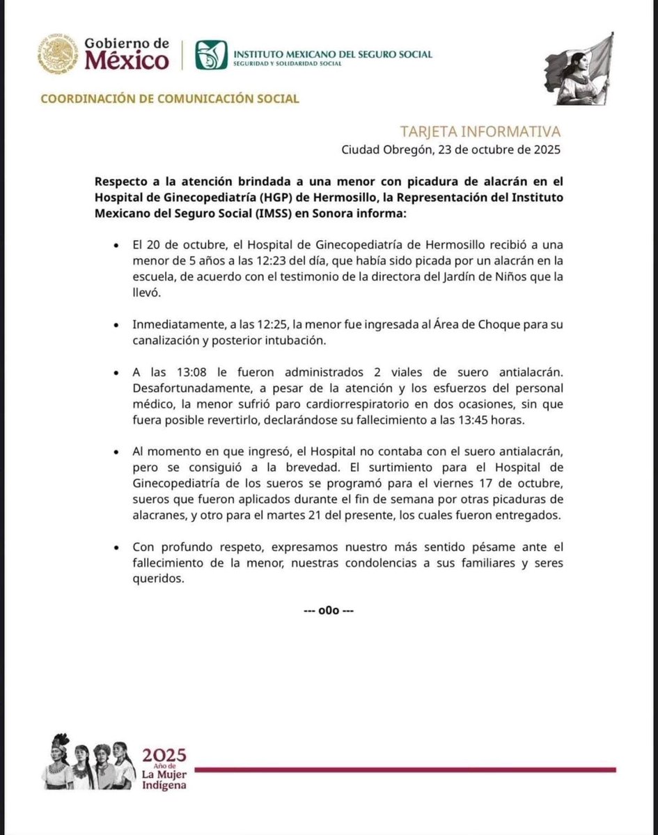 NARIZROJAAC's tweet photo. Y estás tragedias pasan todos los días en muchos hospitales públicos donde sea urgencias u hospitalizados , la posibilidad de que no cuenten con un medicamento , antibiótico , suero o insumo es alta y esto pone en riesgo la vida de mucha gente niños y adultos que tienen que correr a buscarlos con sus propios recursos. 

Y aquí se cae el posicionamiento de la autoridad de salud  de que si falta se compra y se les envía, así no funciona una urgencia , la urgencia es de minutos si bien nos va horas , pero es algo que no quieren observar y así muere la gente por negligencias. 

Por cierto no llego la quimio quizás en Halloween o para el día de muertos …