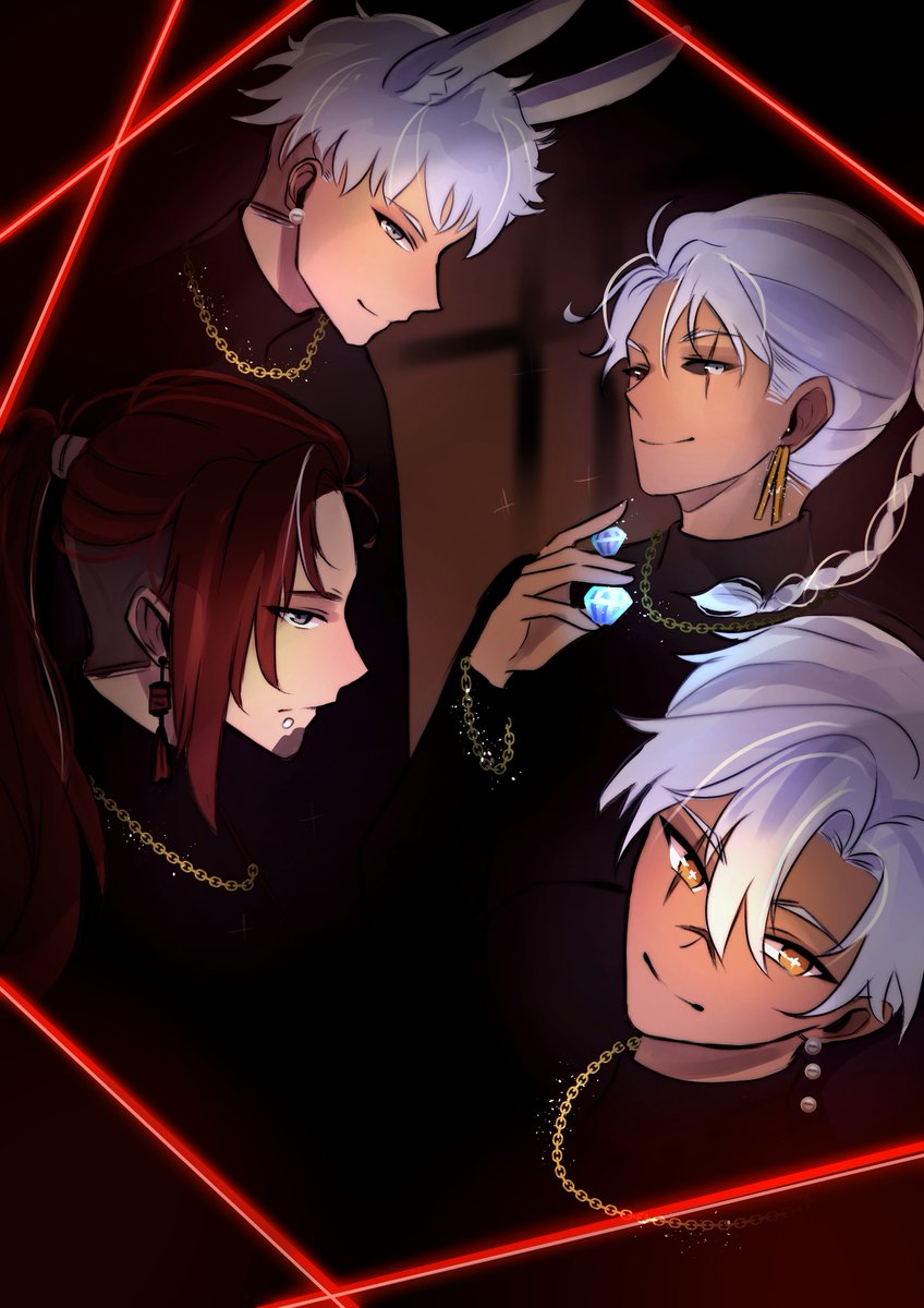 🚧4LOKO$ COLLAB IS LIVE!🚧

Links:
- twitch.tv/jeoyun
- twitch.tv/thesetsunach
- twitch.tv/raizoshu
- twitch.tv/raidenijinvt

Art Shoutout: <a href="/liyonoko/">Liyon☕</a> 

#Collaboration #Vtubers #DarkHours #4LOKOS