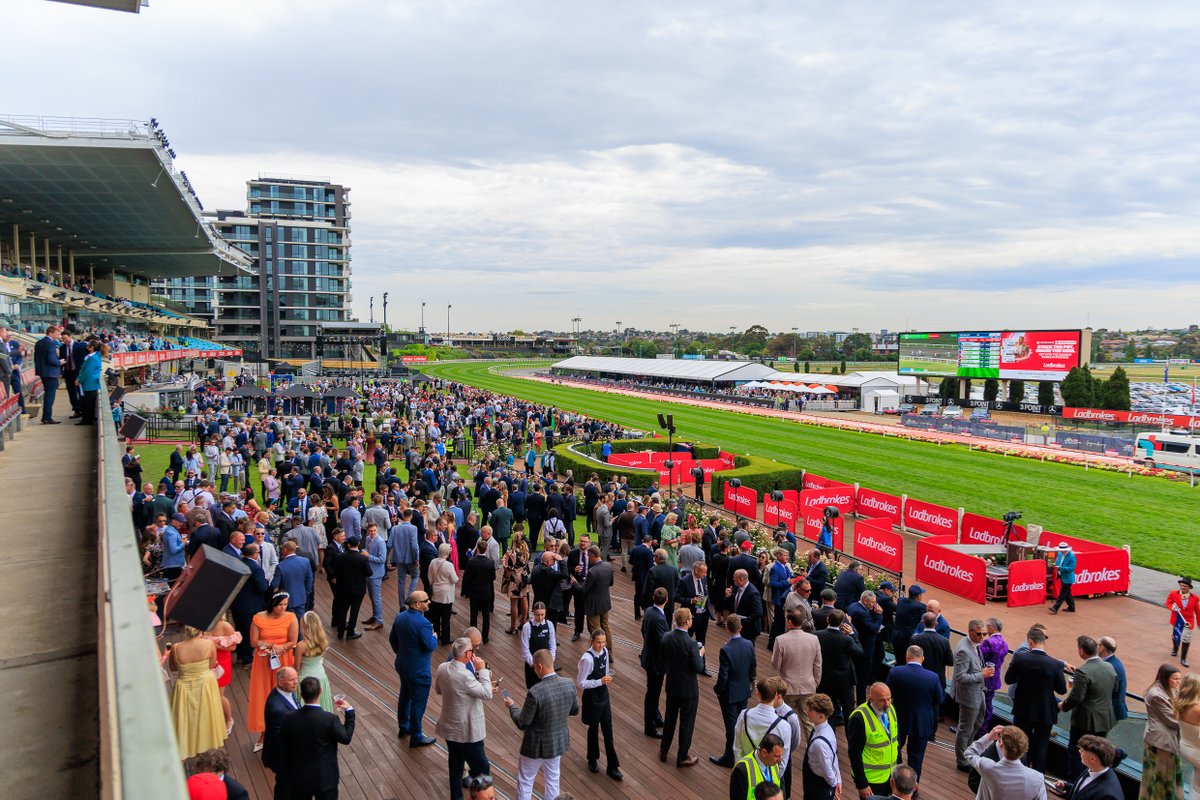 All is ready for an epic Cox Plate, the final one at The Valley in it's current configuration. #HorseRacing #CoxPlate