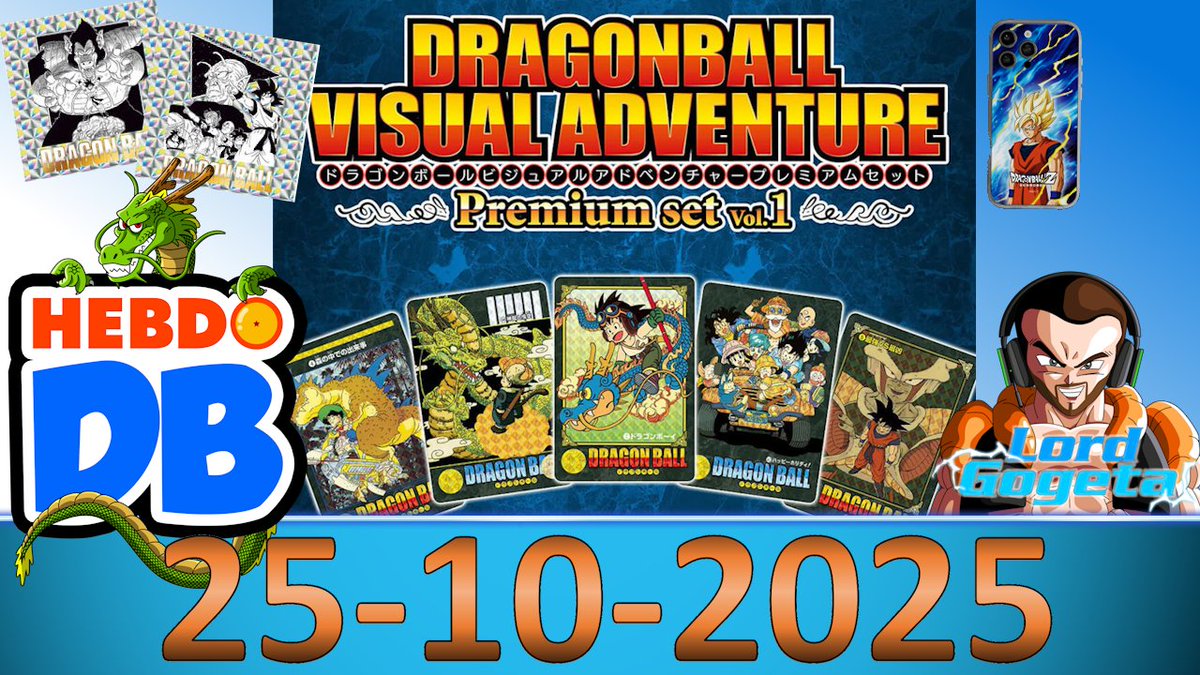 gogeta_lord's tweet photo. Petit Hebdo DB Rapide en direct du Japon avec du lourd encore d'annoncé!
Visual Adventure, le retour, Wafer 40 ans Vol.2, Goku SSJ 4 dans DB FighterZ
https://t.co/rwLiw6hwui
https://t.co/rwLiw6hwui
#DragonBall #VisualAdventure #Wafer https://t.co/VggubnJtPb
