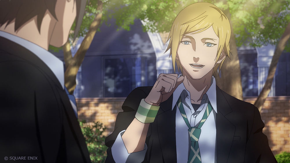 FinalFantasyJP's tweet image. 🎂Happy Birthday🎂

今日は #FF15 に登場するプロンプト・アージェンタムのお誕生日🎊

主人公のノクティスとは高校時代に知り合い、唯一無二の親友クポ！
少年時代から趣味のカメラで旅の思い出を撮影してくれるクポ📸

#ファイナルファンタジー