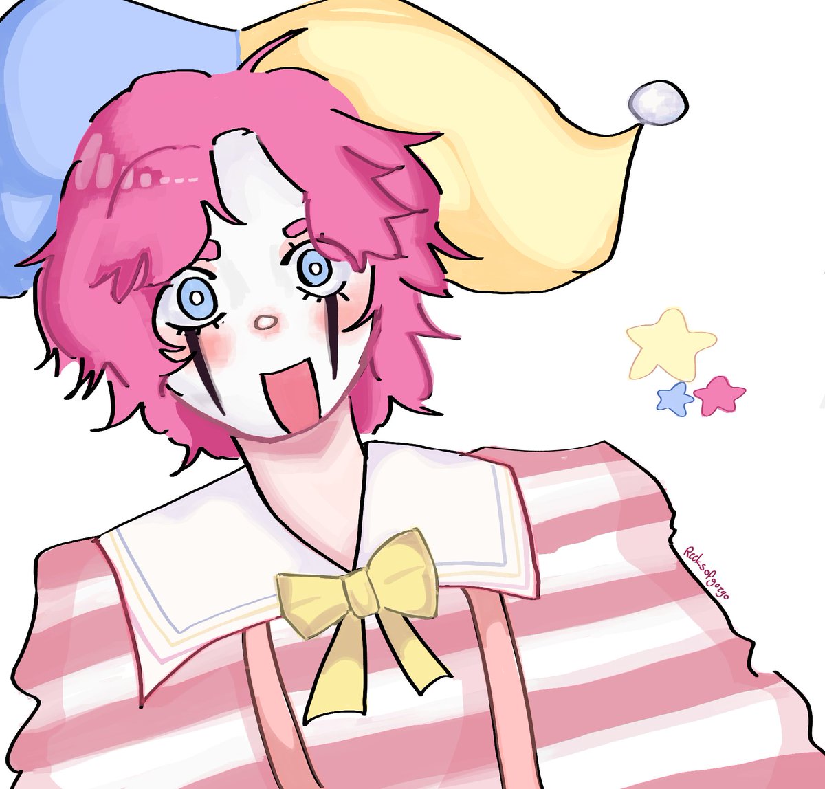 reeksofgorgo's tweet image. #ToodlesDoodles @Clown_Toodles 
been very insecure about my art for awhile but i really wanted to draw toodles ^_^ 
ididmybest