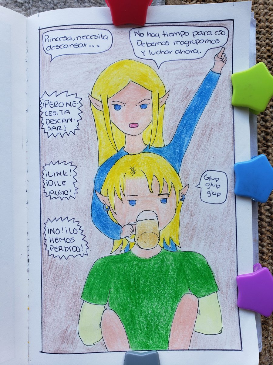 LizbethAstorga3's tweet photo. Día 24: Zelda construye una resistencia
Day 24: Zelda builds a resistance

Con un jugo de cebada fermentada en mano y sin poder mantenerse de pie, Zelda no descansa y empieza a organizar el contraataque.
#linktober #Linktober2025 #linktoberquest https://t.co/eKnBENA7Od