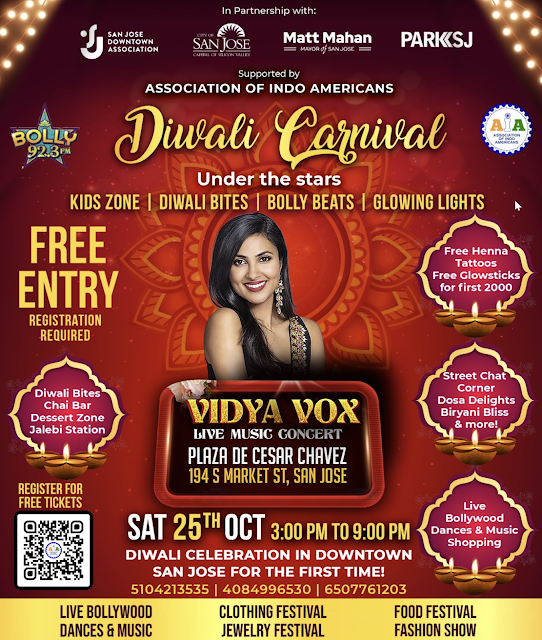 Diwali Carnival Illuminates Downtown San Jose This Weekend ift.tt/vM9LlcD