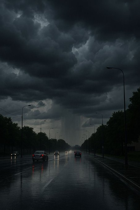 Driving alone through this weather, what song would you play?