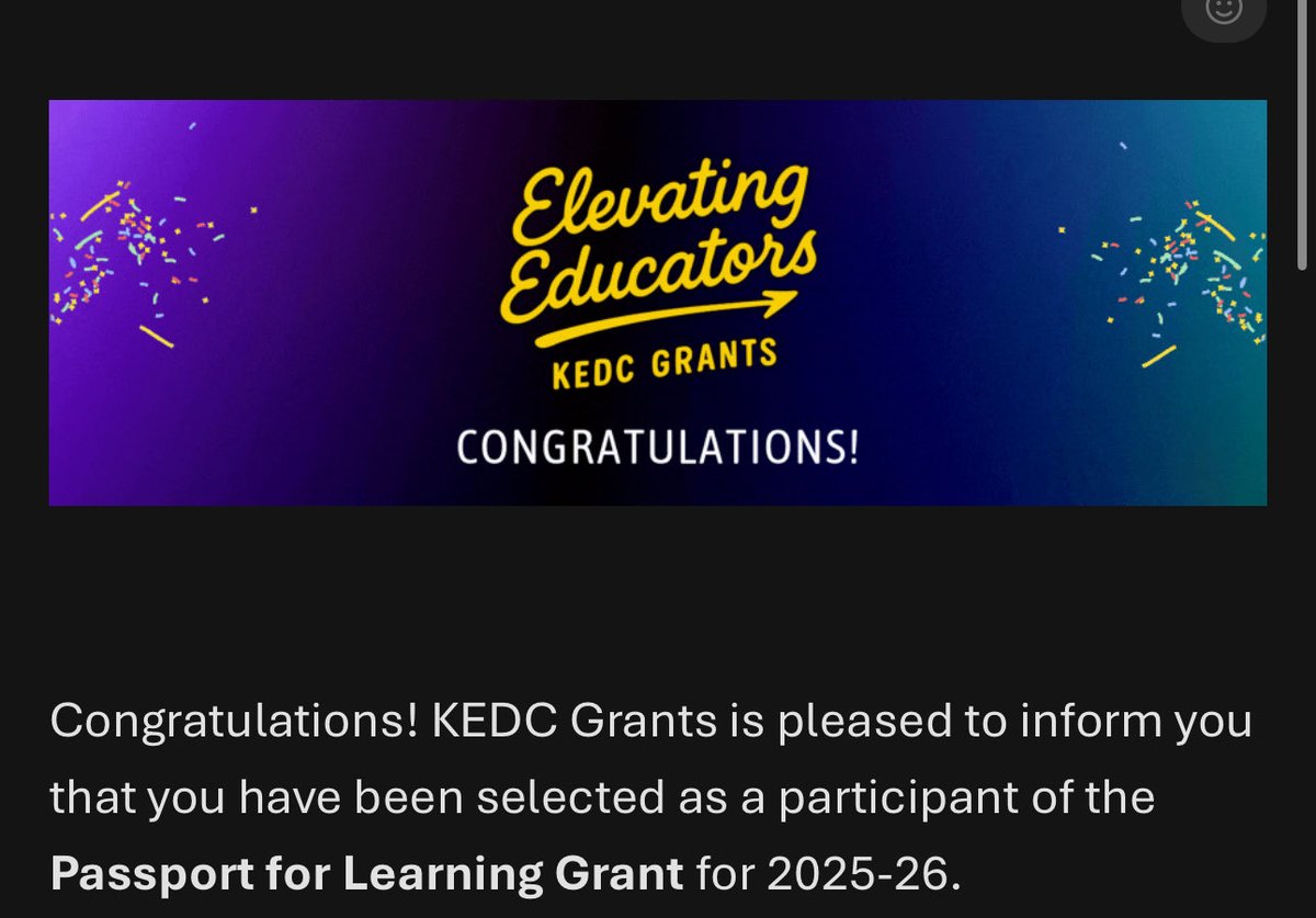 I can’t wait for another grant year with KEDC!! I’m so excited to be taking part in the new <a href="/passport2lead/">Passports2Learning</a> Grant!! Stay tuned for GREAT things ahead🤩#kedc #kedcgrants