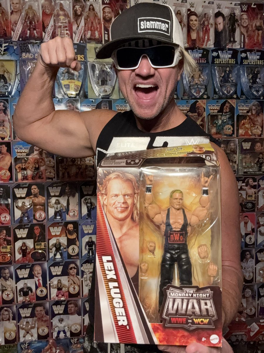 Slammer got a new <a href="/GenuineLexLuger/">Lex Luger</a> 
Monday Night War action figure today, brother!!!