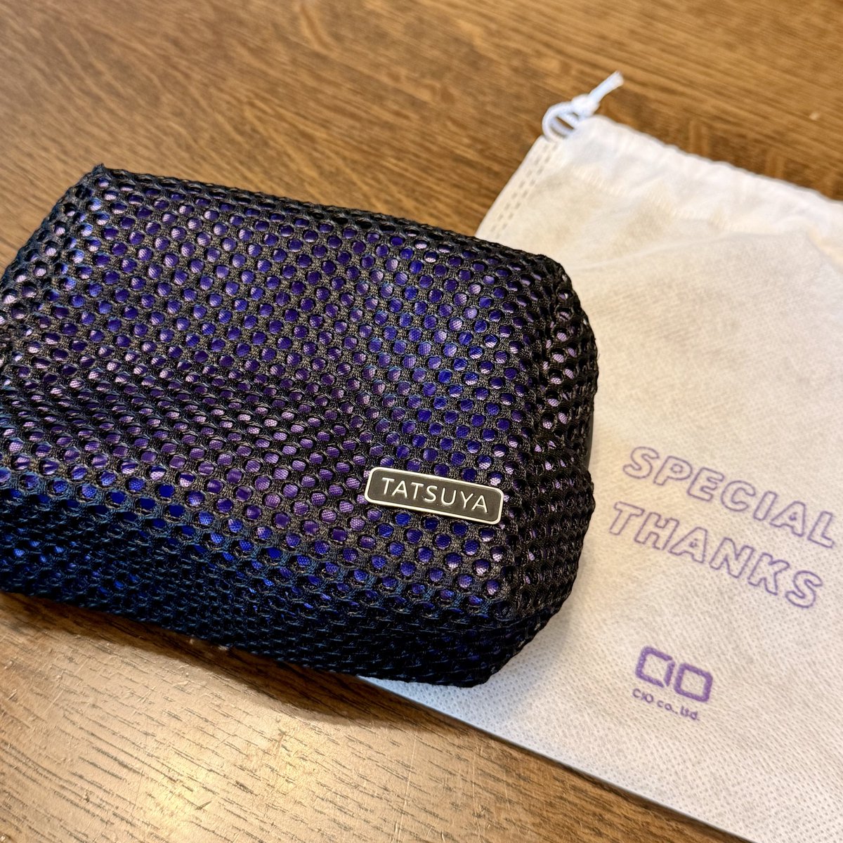 CIOオリジナル名入れポーチ 3万人＆4万人記念ポーチ CIO