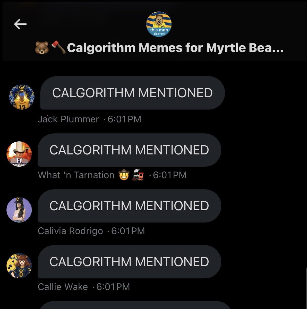 BearsBy50's tweet image. #CALGORITHM MENTIONED BTW