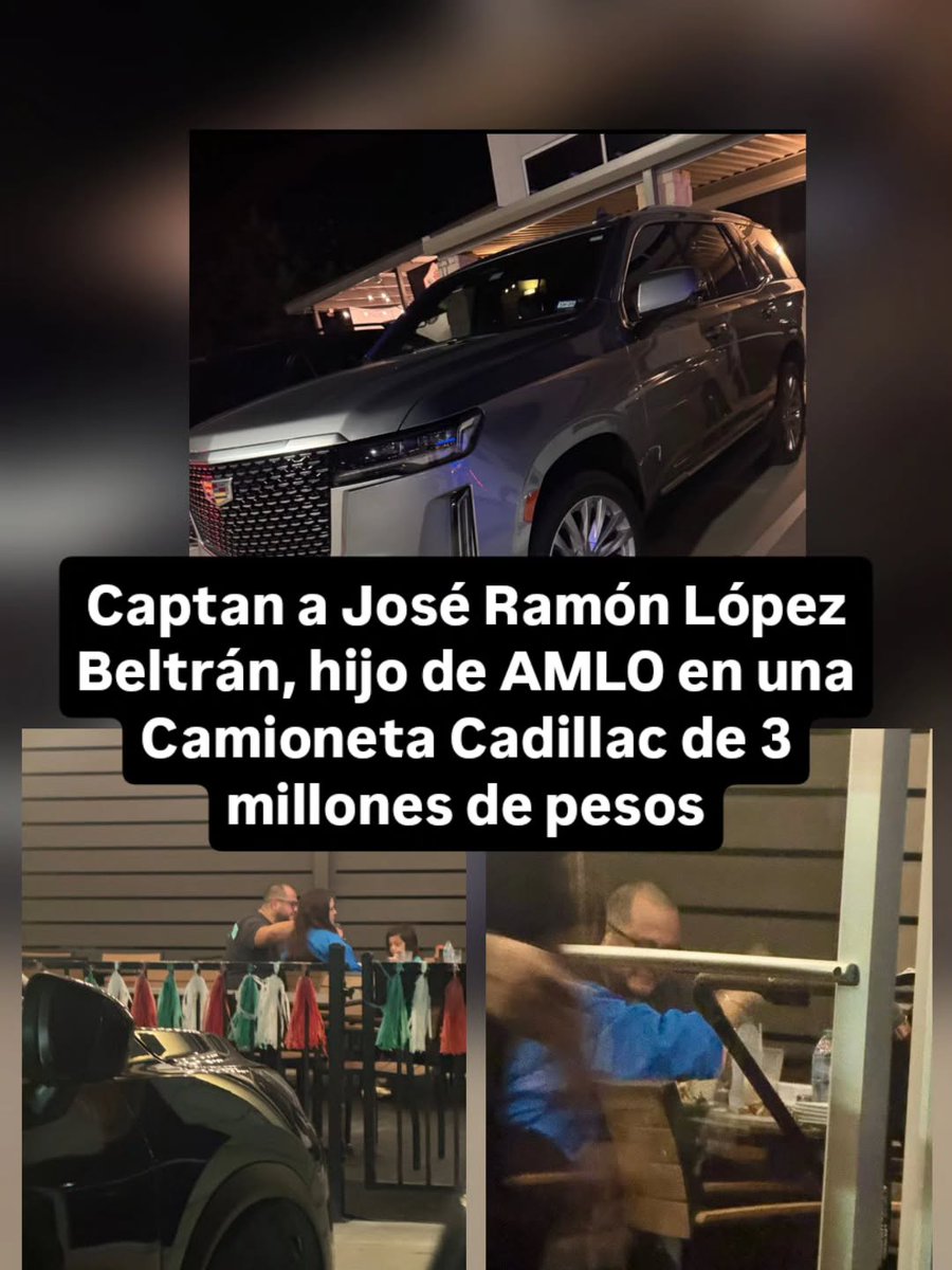 PorMiMexico71's tweet photo. Urge más impuestos por que los hijos de López Obrador y los políticos de MORENA, están gastando como millonarios.

José Ramón López Beltrán con una de 3 millones de pesos.

Pese a que no trabaja, lo debemos mantener. https://t.co/pnEF3SyEhZ