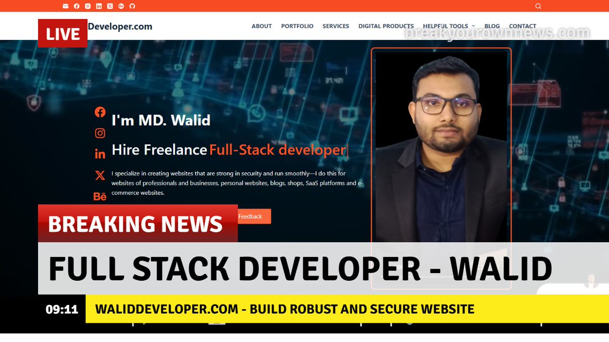 walid_developer's tweet image. Websites shouldn’t just exist. They should work for you.  ✅ Full Stack Web Development 📷 AI-Powered Integrations 📷 Let’s connect.   #AI #FullStackDeveloper
#news