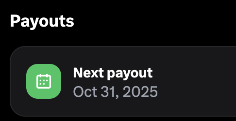 rawsalerts's tweet photo. 🚨#BREAKING: Many Users are raising concerns after the X Creator payout date was unexpectedly pushed to next week, October 31st. Whether this change is the result of a glitch or a deliberate update remains unclear. Many creators have taken to the platform to express frustration and confusion
