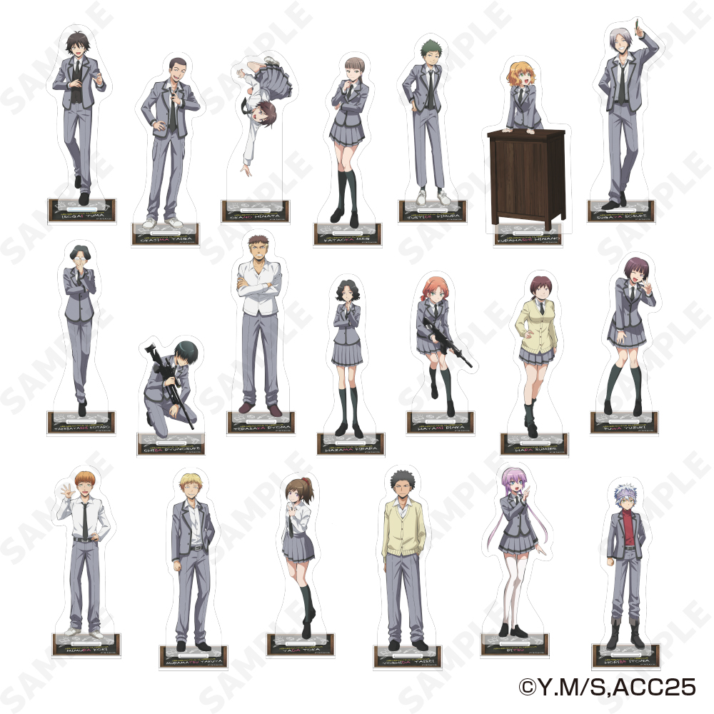 31点セット フルコンプリート 暗殺教室 EDイラスト アクリルスタンド 暗殺教室10周年】 ＼アニメ「暗殺教室」EDイラストグッズ第2弾が登場