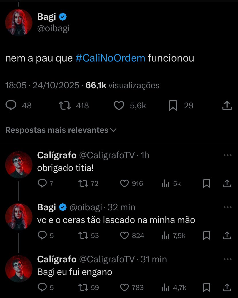 que sequência maravilhosa KKKKKKKKKKKKK Bagi já tá planejando a dementação de todo mundo..