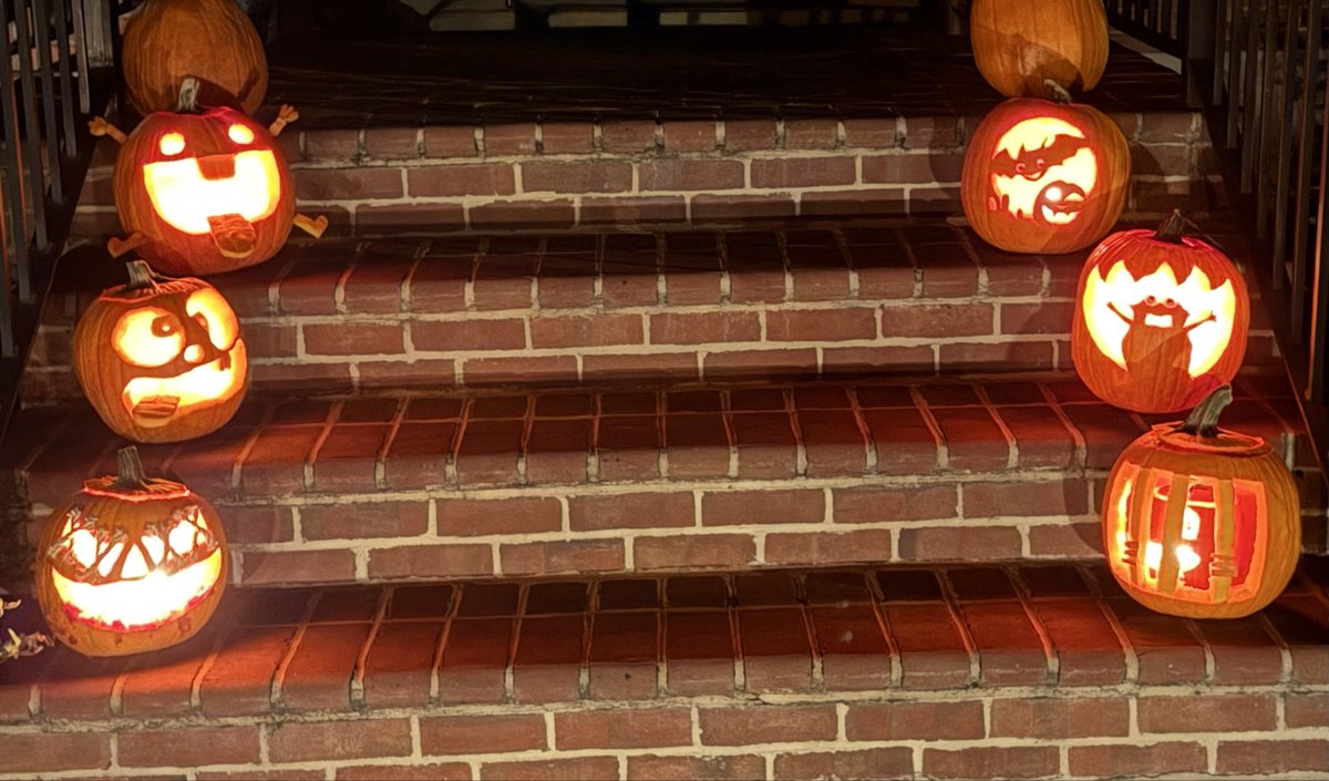 Annual team pumpkin carving in the books! What a night and what a team! #wegotus