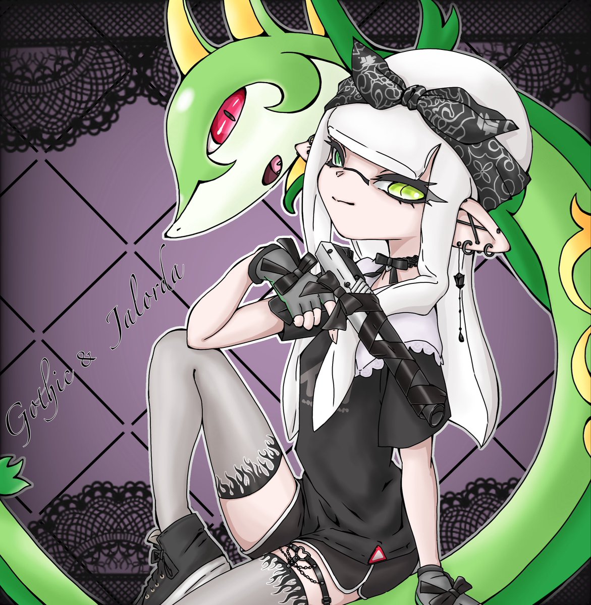 _nier0218's tweet photo. 以前に描いたイラスト🎨
(他人様依頼品)

#スプライラスト 
#Splatoon3 
#スプラトゥーン絵描きさんと繋がりたい 
#ポケモンイラスト 
#ジャローダ 
#イラスト https://t.co/wnniiR3E0l