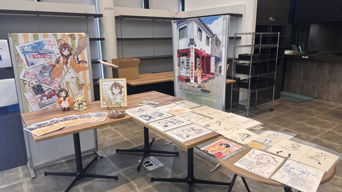 #子飼商店街のこよみさん ブースが設置されました！
 #平成音楽大学学園祭