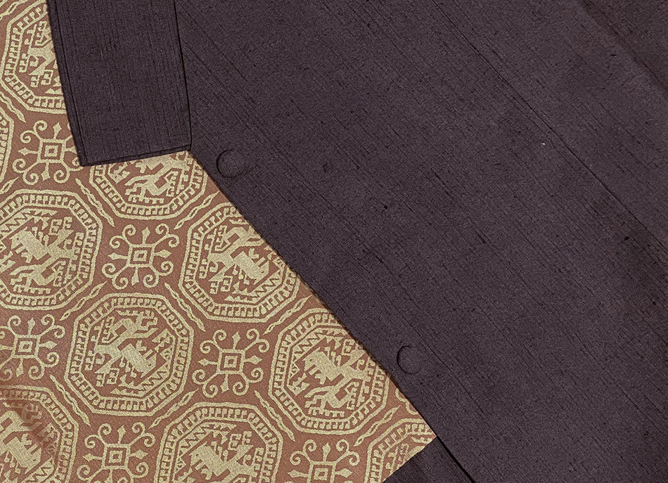 未着用に近い！湊鼠色＊霞模様＊わびさび＊お茶席＊訪問着＊１６１ｃｍ＊裄６８ 未着用に近い！湊鼠色＊霞模様＊わびさび＊お茶席＊