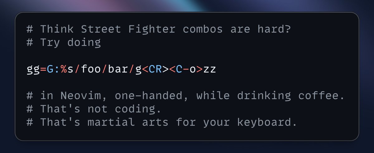 bastidotnet's tweet image. Found @neovim via #omarchy and @rails. Suddenly coding feels like Neo seeing the Matrix for the first time. Everything just... flows. #webdev #ruby