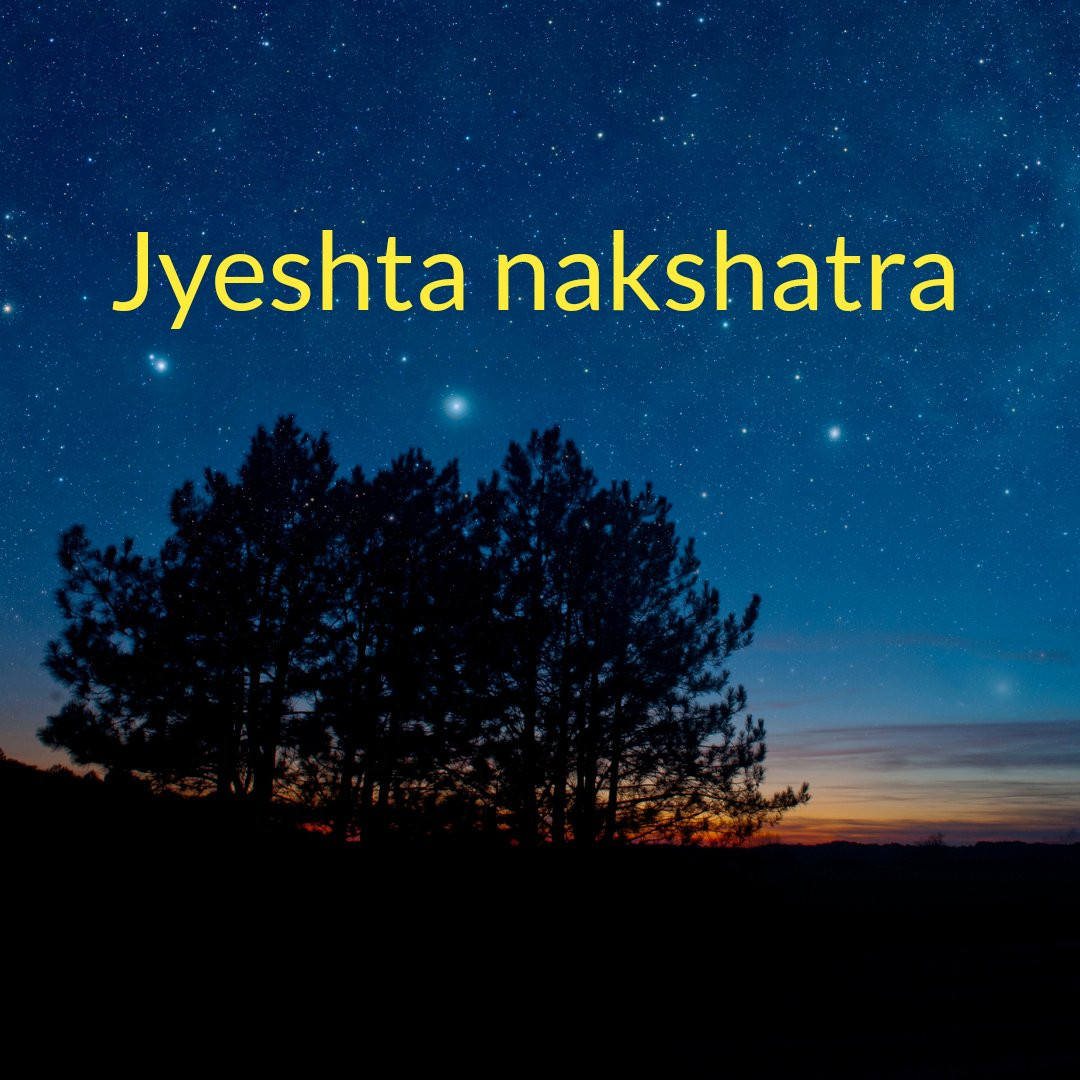 SujayAstrologic's tweet image. Moon ingress Jyeshta nakshatra at 8 am today. Jyeshta meaning 'eldest' in sanskrit has significant value. Planets in #jyeshta nakshatra tend to show its qualities in 'bigger' way. 
Prayers to Vishnu is very beneficial.
#astrology