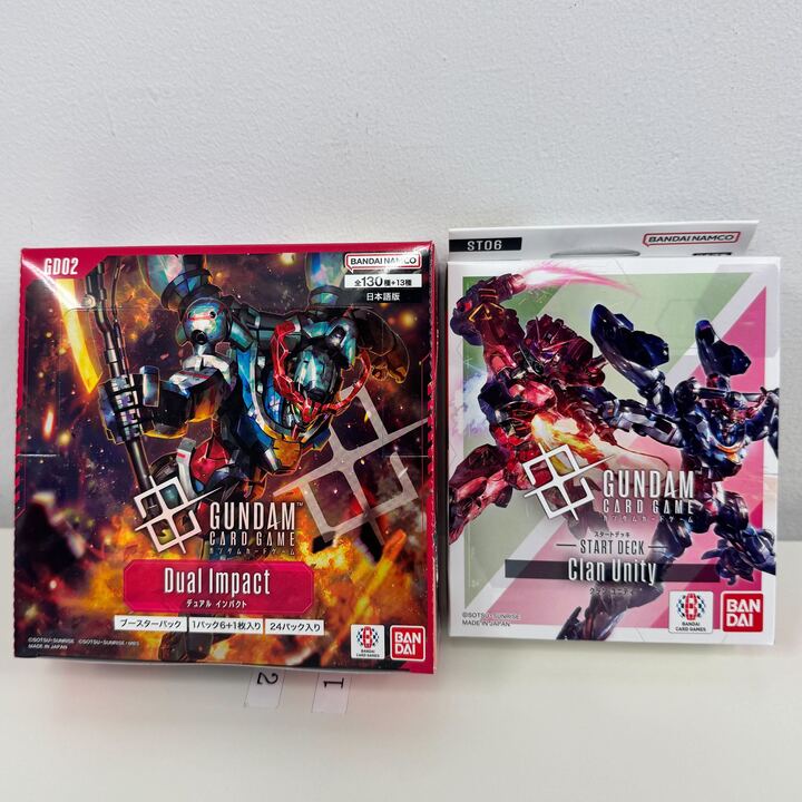 デュアルインパクト スタートデッキクランユニティ 各2セット ガンダム