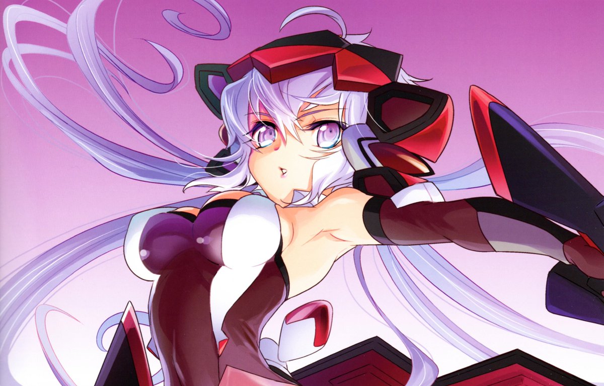 MechaGirlOTD's tweet image. Next Mecha Girl of the day is Chris Yukine from Senki Zesshou Symphogear!