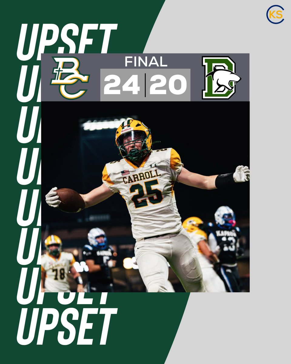 Bishop Carroll knocks off Derby in a thriller🦅