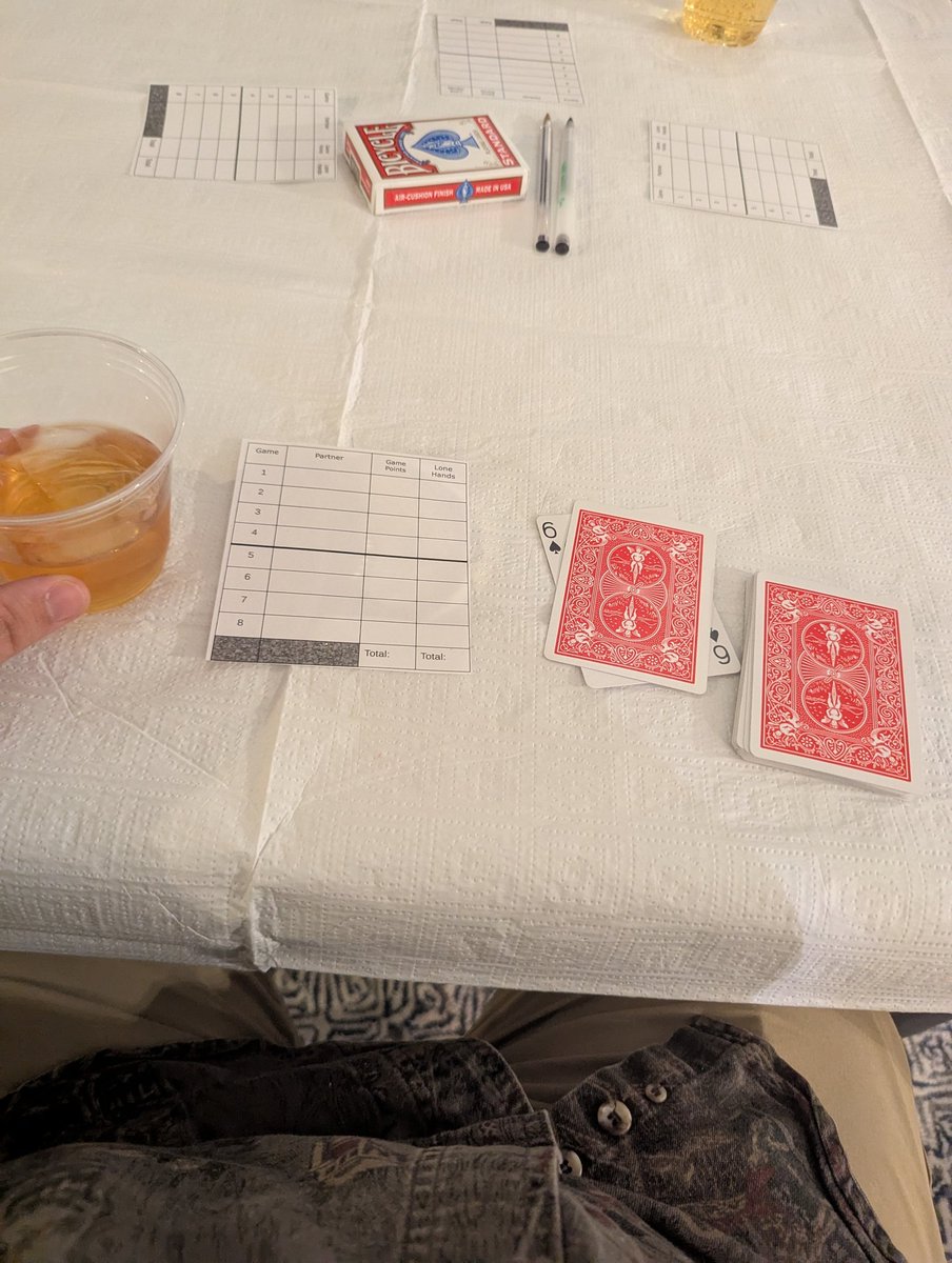 YungGiamatti's tweet photo. Nothing like a euchre tournament to start a rural town fall fest weekend https://t.co/L8Tk759Lix