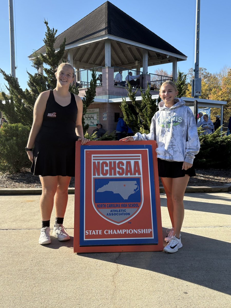 Lady Panthers officially ended their season today as our senior doubles team played in the elite 8 in Burlington. Syd and Cam played some of their best tennis but came up short. Thank you ladies for an amazing career! <a href="/njhspanthers/">North Johnston High Athletics</a> <a href="/JCPS_Athletics/">JCPS_Athletics</a>