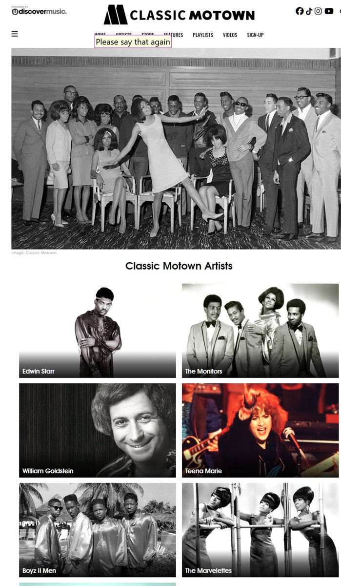 Featured in the new classic Motown website, just scroll down!
#motown #music