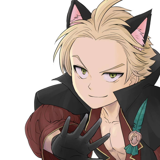 ToSちゃんのころはこんな絵描いてました。ウサみみピンク髪女子と触覚付きデコだしで一切ブレでませんね私!