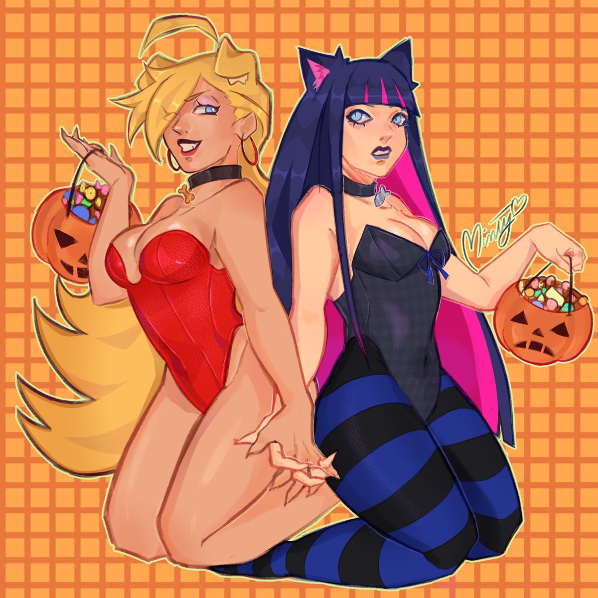 mintylawliet's tweet photo. #fanart #PantyAndStocking #Halloween2025 #commisionsopen https://t.co/Q4W8o1pnVJ