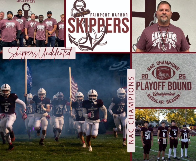 10/24/2025
Making History at Greig Field as your Fairport Harbor Skipper Football team completes the REGULAR SEASON-UNDEFEATED!!!! NAC CHAMPIONS! 
Congratulations Skippers on your monumental accomplishment!

Playoff information will be shared as it becomes finalized.