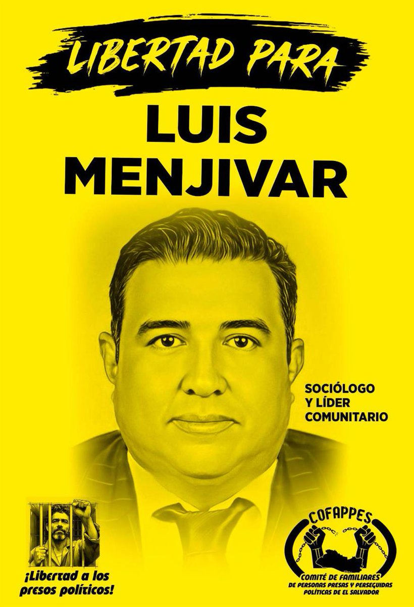 cofappes's tweet photo. ⚖️ Una cultura de #PAZ exige justicia restaurativa, no castigo sin juicio.
#LibertadParaLosVeteranos
#LibertadParaLuisMenjivar
#DefensoresLibres
#JusticiaSinExcepción
#LibertadParaLaAlianza
#ElSalvadorEnPaz
#LibertadYa
@CorteIDH https://t.co/UL4HglKYad