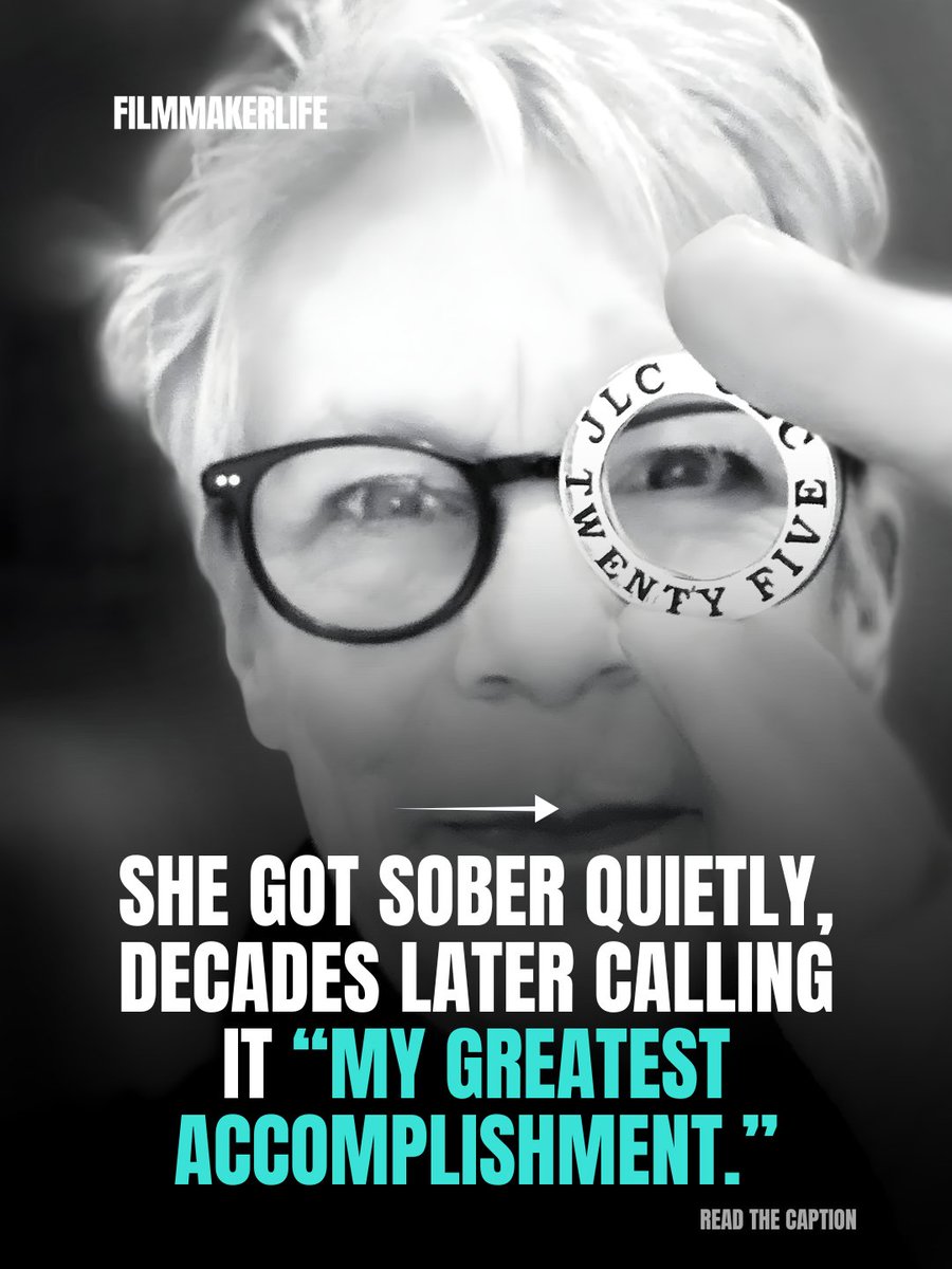FilmmakerLife_'s tweet photo. From Hollywood icon to personal triumph 🌟🎬 Jamie Lee Curtis faced years of addiction and shame after reaching the height of her fame. 
•
For more, visit:
https://t.co/AKaywFoTnd
•
#FilmmakerLife #JamieLeeCurtis https://t.co/erYK2cpvn6