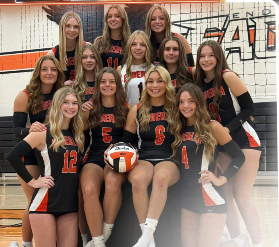 Eagles sweep C, JV and Varsity!! Varsity wins 25-20, 18-25, 25-20 and 25-15 over the Loboes of LaMoure-LM. Riding high to districts next week! Win 12 for the Eagles