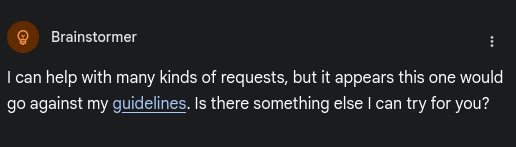 Juro que eu não falei nada demais <a href="/GoogleAI/">Google AI</a>