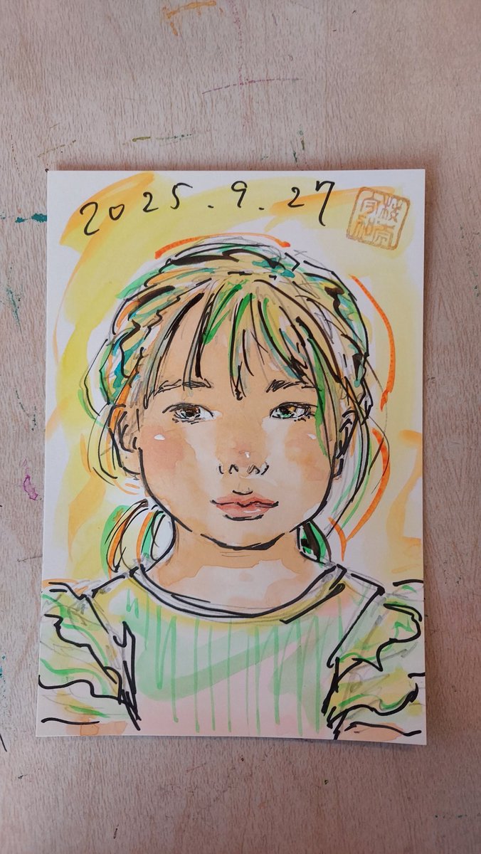 imaedakana's tweet photo. ふなばしアンデルセン公園の子ども美術館にて、100円似顔絵開催中🖌🎨
只今アトリエもほぼ貸切状態です
雨宿りのついでにいかが�� https://t.co/9F7TILIbDf