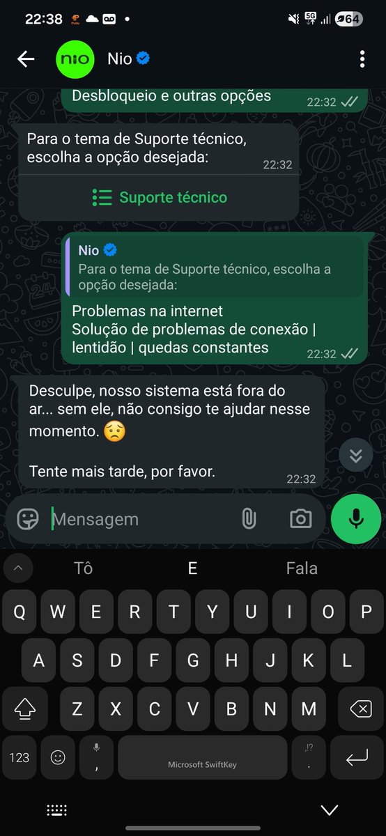 Alberto88Jr's tweet photo. @NioInternet Não funciona! https://t.co/grSxDTekv5