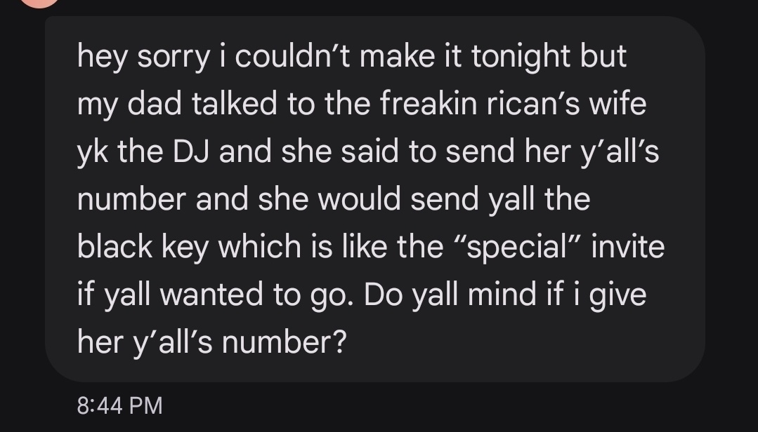 andypouyo's tweet photo. This is the most wild text I've received lately https://t.co/cjFP5fRnas