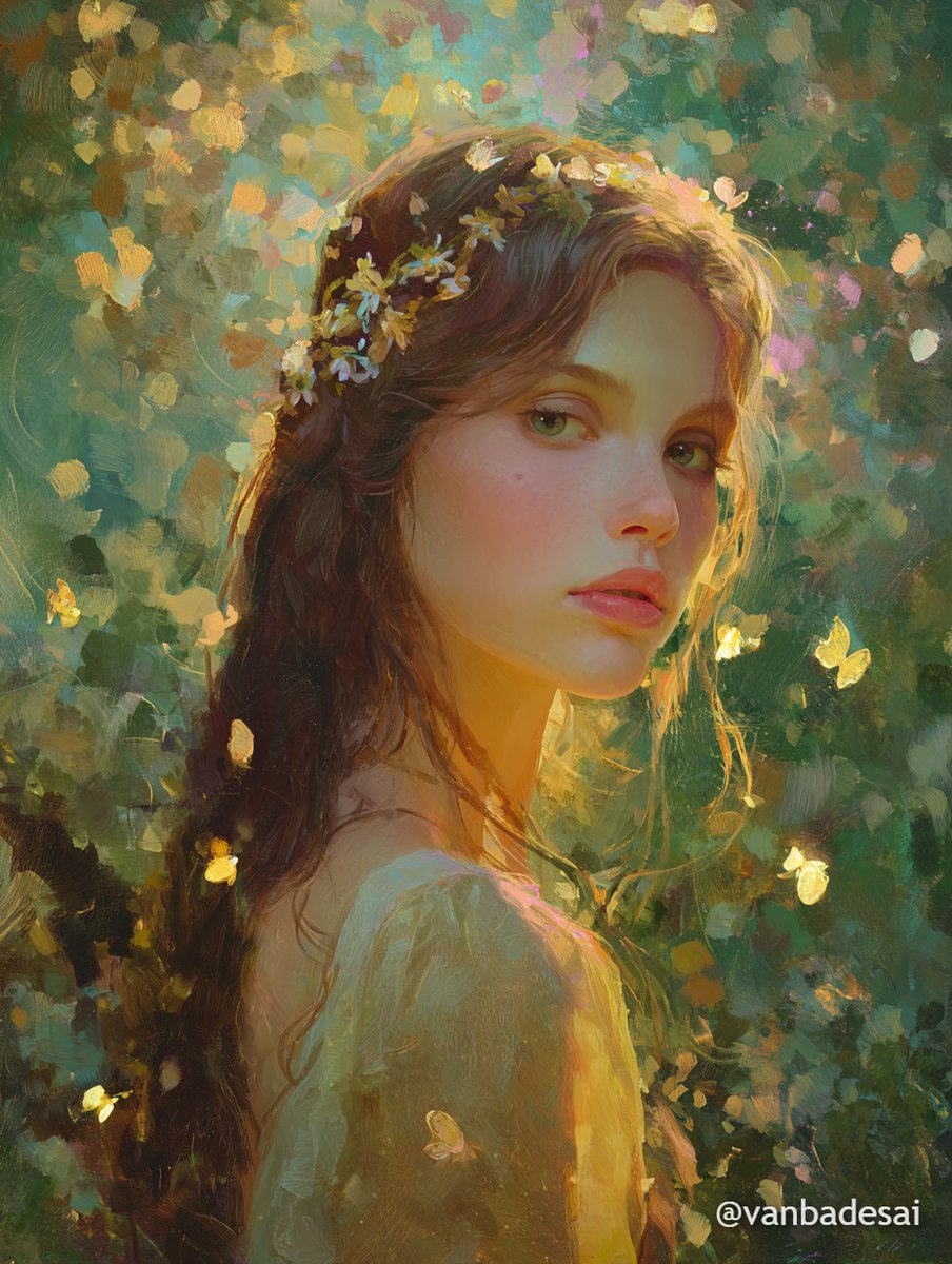 vanbadesai's tweet image. QT your Floral Nymph 🌸🌺🌼
#AIart #Midjourney #AIimages #AIartcommunity