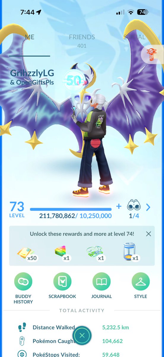 GrihzzlyLG's tweet image. Need some new friends 🤗
Daily player from TX 🇺🇸 
✅ Open/Send gifts ✉️
✅ Heavy Raider 🤝
❌ Slowly gifts❗🗑️
Let's be friends in Pokémon GO! My Code is
531634236446
#PokemonGOfriend  
#PokemonGOfriends
#PokemonGoFriendCode 
#PokemonGoFriendCodes 
#PokemonGo #ポケモンGO