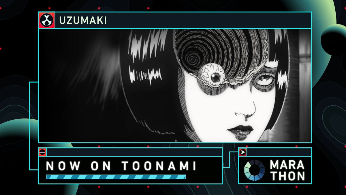 This journey into the spiral goes deeper and deeper. There are two more episodes to go on this #Uzumaki marathon, but only on #Toonami!