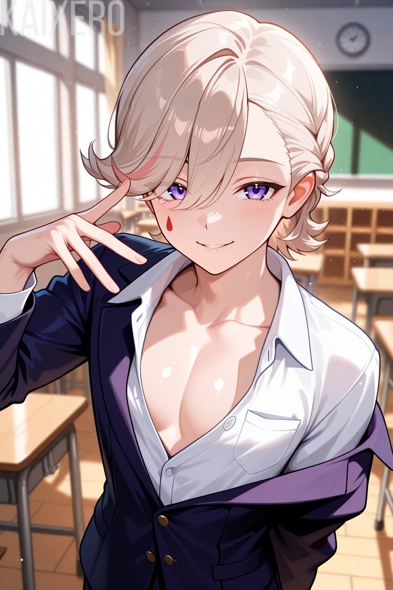 KaiXero3211's tweet photo. Lyney | Genshin Impact | Modern AU
How about we go on a date after school?
#lyney #genhsinimpact #ai #aiart #fanart #digitalart #animeboy https://t.co/nF8yWJPbUR