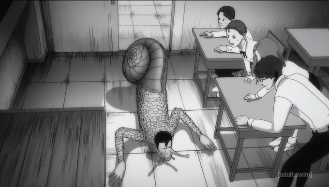 Must be the substitute teacher for today.
#Uzumaki #Toonami