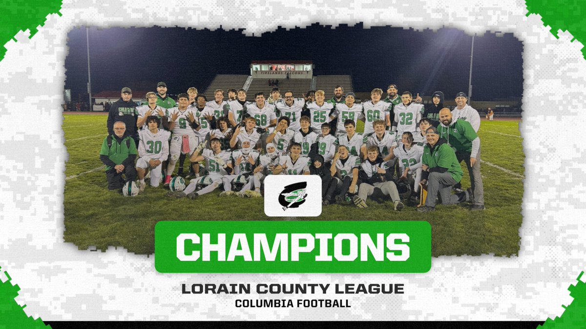 Your Columbia Raiders are the 2025 LC8 Champions in Football! Congratulations Raider Nation!!